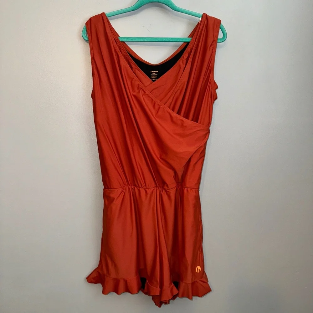 NWT Honeymark Honey Mark Ginger Swim Romper Size XXXL 3XL - Picture 2 of 5